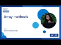 Array methods 33 of 51 JavaScript for Beginners