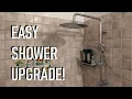 How to Install a Rain Shower System - Easy DIY Shower Upgrade Without Opening The Wall
