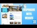Create A Responsive Hotel Website Design Using HTML - CSS