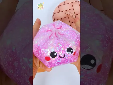 🥟DIY Glitter Dumpling Squishy 글리터 만두 말랑이 만들기!!