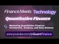 Quantitative Finance What it is all about