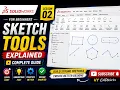 SOLIDWORKS Sketch Tools Explained Beginner Tutorial