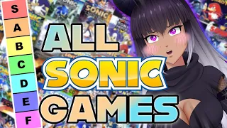My First Tier List - Ranking ALL Sonic the Hedgehog Main Games
