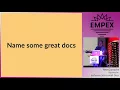 EMPEX LA 2018 - Inclusion Starts with Docs by Pete Gamache