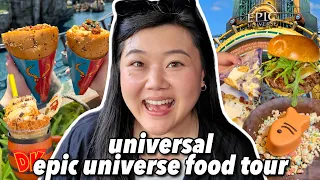 What to Eat at UNIVERSAL EPIC UNIVERSE! Universal Orlando Food Tour