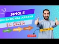 Single Dimensional Arrays in Java - Lecture 27 java course beginner level-advanced level