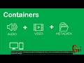 Codecs and containers