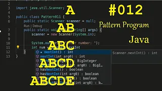 java Pattern programming visual studio code