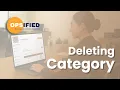 Deleting Category Opsified Tutorial