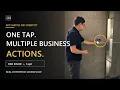 One Trusted NFC Tap Multiple Enterprise Actions DKR Inside TapX