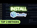 How to Install Numpy in Python on Windows 11 2024 - PIP Install Numpy