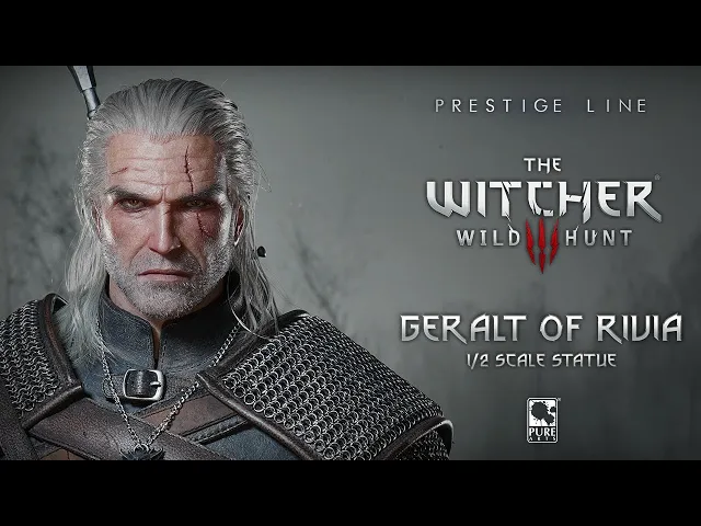 The Prestige Line - The Witcher 3: Wild Hunt - Geralt of Rivia 1/2 Scale Statue by PUREARTS