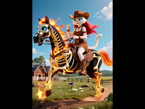 Magical Pegasus, Mechanical Horse, who won in the #insideout2 #cartoon #cat#funny#kitten#shortsvideo