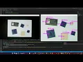 Demonstration of measuring objects using the opencv