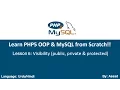 PHP OOP MySQLi Lesson 6 Visibility or Access Modifiers