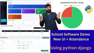 School ERP Software in Django New UI Student Attendance System Full Demo