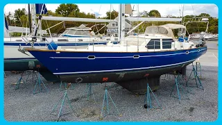 An AFFORDABLE & High Quality ~50′ Bluewater Cruiser? [Full Tour] Learning the Lines