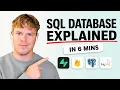 SQL Database Explained in 6 Minutes for beginners