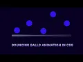 Bouncing Balls Animation CSS CSS Animation Effect CSS animation tutorial