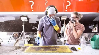 ⛵️The reality of refitting an abandoned sailboat!! WE DON’T KNOW WHAT TO DO!!😱#103