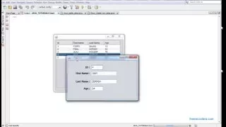 Java - JTable show Selected Row Data In Another JFrame with source code