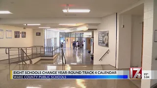 Eight Wake County schools to change calendars