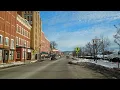Downtown RutVegas VT Winter Drive Wal-Mart is Leaving