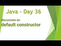 Java - Day 36 in Telugu