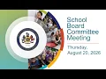 2026 - FCPS School Board Governance Committee Meeting