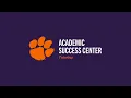 Tutoring Clemson Academic Success Center