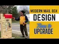 Modern Mailbox Design DIY Mailbox Post Ideas Mailbox Upgrade