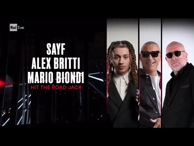Sanremo 2026 - Sayf con Alex Britti e Mario Biondi canta Hit the Road Jack