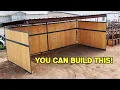 Build a DIY Loafing Shed Without Welding