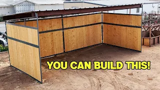 Build a DIY Loafing Shed Without Welding