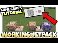 Minecraft - WORKING JET PACK Easy Command Tutorial MCPE Xbox JAVA Bedrock