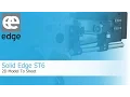 Solid Edge ST6 - 2D Model To Sheet