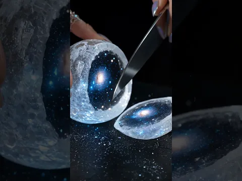 Cutting a glass galaxy 🔮