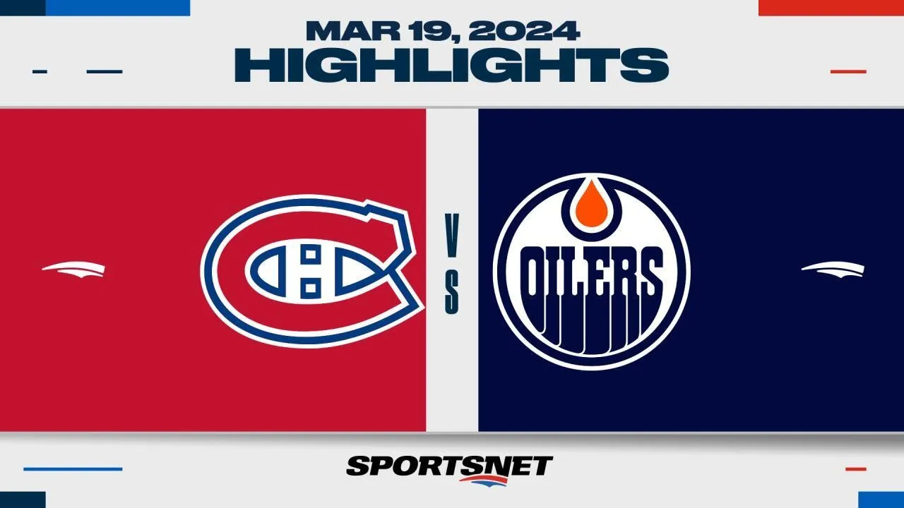 NHL Highlights | Oilers vs. Canadiens - March 19, 2024