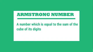 Java program to check Armstrong Number or not with Dry Run