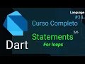 Dart - Curso Completo For loops Statements