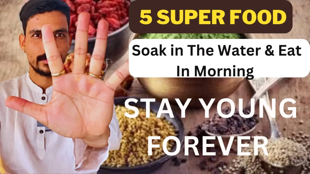 Outline Video STAY YOUNG WITH THESE 5 SUPER FOODS | YOGIC FOOD | @prashantjyog