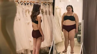 بنت تخينة بيجيلها هوس بالرشاقة والرجيم وبتتجنن بيهم لحد ما بتقرب تختفي وتموت 