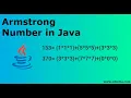 Armstrong Number in Java