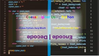 Caesar Shift Cipher With Python