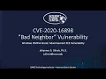 What you need to know about CVE-2020-16898 Bad Neighbor