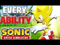 UPDATED Every ABILITY In Sonic Speed Simulator