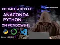 Installation of Anaconda Python on Windows Set Environment Variable for Data Science