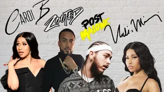 french montana writing on the wall official video ft post malone cardi b rvssian nicki minaj