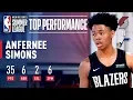 Anfernee Simons Catches Fire and Drops 35 Points 6-7 3PT FG For Portland July 9 2019