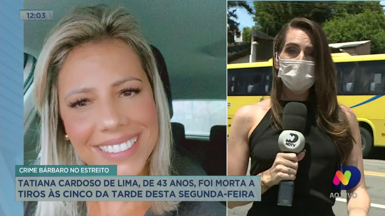 Crime bárbaro: mulher é morta a tiros em plena luz do dia